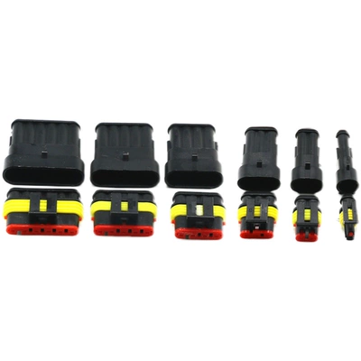 cos nối dây điện Xe dây điện cắm đầu nối chống thấm nước HID cắm ổ cắm đầu nối nam và nữ 2 nhân lỗ docking cắm kẹp cá sấu dau cos dien đầu nối dây điện