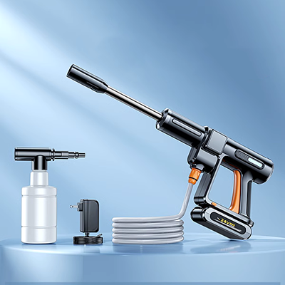 Súng phun nước áp lực cao phụ kiện máy rửa xe trung tâm pin bàn chải vòi phun đa năng Găng tay rửa xe xô gấp 13 inch súng tạo bọt tuyết