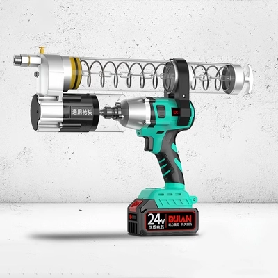 đầu bơm mỡ Điện Súng Bắn Dầu Sạc Pin Lithium 24V Hoàn Toàn Tự Động Điện Cờ Lê Đổi Súng Bắn Dầu Sâu Bướm Bơ Hiện Vật máy bơm mỡ bằng pin bơm mỡ khí nén