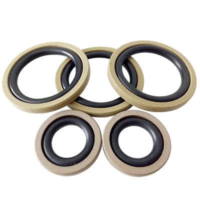 phớt làm kín Vòng màu xám màu vàng tetrafluoronitrile đường kính ngoài 105-150 / xi lanh piston thủy lực cho các lỗ chịu mài mòn dầu phốt nok máy bơm bị hở phớt