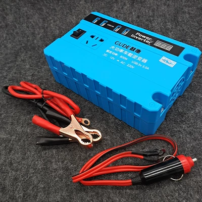 Biến tần xe 12V/24V đến 220V Converter High -power Ô tô lớn Sạc ổ cắm xe tải lớn cầu chì 2a cầu chì thủy tinh