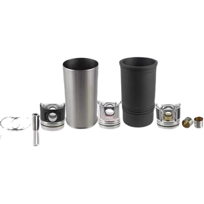 Piston Sany Kato Mitsubishi 6D22 6D24 bốn trận đấu sáu trận đấu piston xi lanh lót lắp ráp đại tu trục khuỷu thân piston thân piston