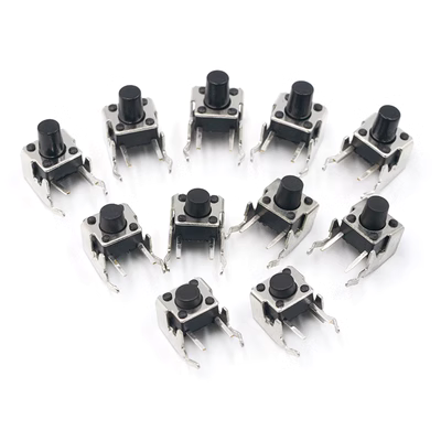 Chân bên 6*6*4.3MM/5/6/7/8/9.5MM micro/cảm ứng/công tắc phím có giá đỡ dọc cầu chì oto