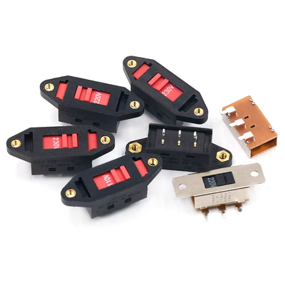 Công tắc chuyển đổi điện áp 3 chân 6 chân 110V sang 220V công tắc chuyển đổi công tắc trượt 115V-230V thay cầu chì
