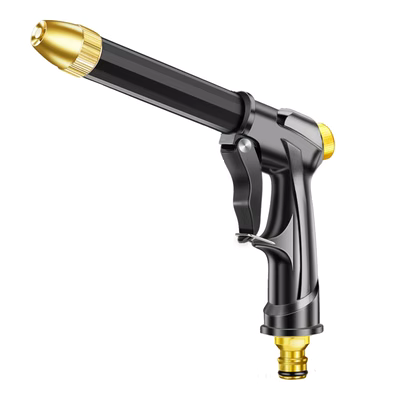 đầu súng rửa xe Jieyi Rửa xe tạo tác cao -Pressure Water Gun Water Tool Set Kemwater Nắm lấy chiếc xe bàn chải xe hơi đóng băng súng xịt bọt tuyết súng rửa xe