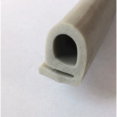 Bọt xốp silicone màu xám loại E 20 * 16 * 14mm chịu nhiệt độ cao cho cửa ra vào và cửa sổ con dấu cao su chống va chạm MÔ TƠ NÂNG KÍNH COMPA NÂNG KÍNH