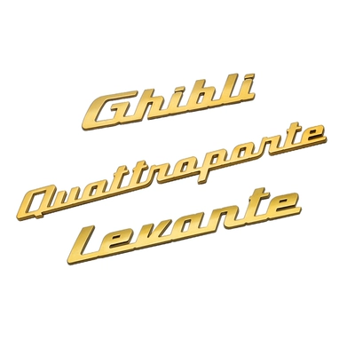 Nhãn nhãn Maserati Levante LAIWART Nhãn Ghibli Quattroporte Label logo xe hoi lôgo oto
