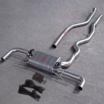 G20 Bảo G28 Horse 3 Series 325 xe điều khiển từ xa bằng thép không gỉ biến thể xe thể thao van âm thanh ống xả phần giữa và phía sau cấu tạo ống giảm thanh ô tô ống xả cặn pô e
