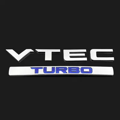 Áp dụng cho Honda Civic VTEC Car Logo phía sau Turbo Turbo Label Tenth -Genation -Genified English Letter Letter dán đổi màu xe ô tô decal xe hơi