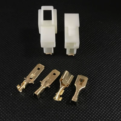 Đầu nối xe hơi đầu nối 6.3mm 1P2P3P4P6P đầu nối mông nam và nữ dòng điện cao đầu cos nối thẳng các loại đầu nối dây điện