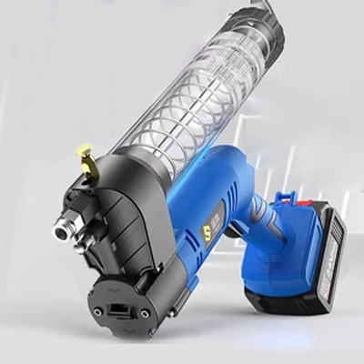 bơm mỡ hơi Điện Súng Bơ Sạc 24V Lithium Cao Cấp Tự Động Bơ Máy Sâu Bướm Máy Xúc Bơ Hiện Vật máy bơm mỡ bò bằng pin đầu bơm mỡ nhọn