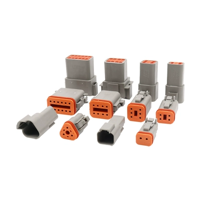 cút nối dây điện Đầu nối tiếng Đức trong nước đầu nối ô tô DT04-2 lỗ/3/4/6/8/12 lỗ DT06-2S/3S/8S đầu nối dây điện cos nối thẳng