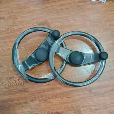 Máy xúc vô lăng xe nâng xe nâng máy gặt còi vô lăng Mingyu Luyu Lugong Lai Gong Zhongke nhà máy ban đầu bọc vô lăng silicon bọc vô lăng da nappa