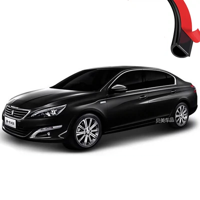 [Chỉ cao cấp] Dongfeng Peugeot 408 sửa đổi đặc biệt cách âm xe hơi dải trang trí cửa chống bụi TÁP BI CÁNH CỬA Ổ KHÓA NGẬM CÁNH CỬA