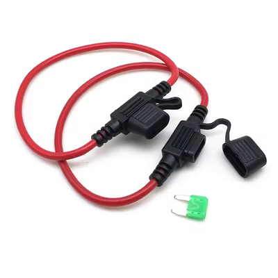 cầu chì 100a Dòng sửa đổi động cơ Hộp cầu chì lớn Line Line Line Nylon Bảo hiểm SOCKED 20A30A100A cầu chì 20a tác dụng của cầu chì