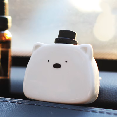 Internet người nổi tiếng dễ thương thú cưng nước hoa xe hơi chai rỗng xe hương liệu xe hương thơm nhẹ lâu dài xe khử mùi thoát khí kẹp nước hoa để xe ô tô