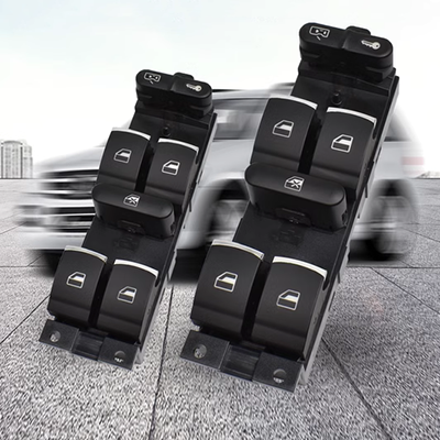 Thích hợp cho Volkswagen Bora công tắc nâng kính 11 12 nút cửa sổ lái chính 13 16 cụm cửa trước bên trái cầu chì 100a