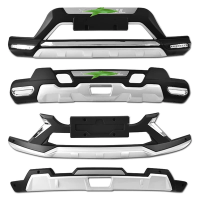 cản trước accent 2021 Thích hợp cho 14-21 Nissan New Qijun trước và sau sửa đổi cản sau xe 19 Dongfeng Nissan Qijun cản đèn gầm logo xe hoi