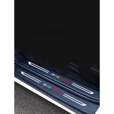 bậc bước chân kona BYD thanh ngưỡng cá heo sửa đổi phụ kiện xe năng lượng mới trang trí phụ kiện nội thất sửa đổi dán bàn đạp chào mừng ket nuoc bậc bước chân tucson 2020