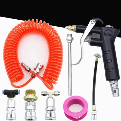 Máy thổi bụi áp suất cao gắn trên ô tô, xe tải, xe đẩy, sơ mi rơ moóc, xe kỹ thuật có dụng cụ súng hơi loại bỏ bụi khí quản súng xịt khô Vòi xịt hơi xe