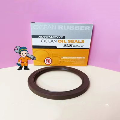 Ouxun 50*80*12/55*80*12/60*80*12 Flo cao su động cơ diesel trục khuỷu dầu cói đa năng cho máy móc nông nghiệp phớt dầu phớt chịu nhiệt skf