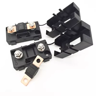 RV Sửa đổi Bảo hiểm Điện ảnh xe tải xe tải -Hộp bảo hiểm ghế ngồi được chuyển đổi chỗ ngồi 30A50A80A150A cầu chì thủy tinh fco 24kv