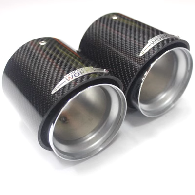 Đuôi sau bằng sợi carbon phù hợp cho BMW Mini Mini Cooper Care vệ sinh ống xả ô tô