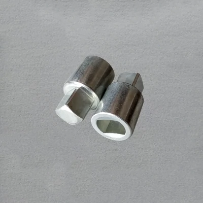 Ống bọc trục van bi khí nén 17*15 Ống bọc trục xi lanh vuông 17*17 lỗ phẳng 15 Thiết bị truyền động đầu khí nén ống nối R Đầu xi lanh Đầu xi lanh