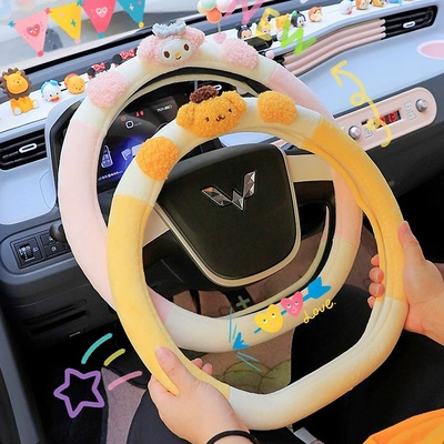 vô lăng fadil Wuling Hongguang mini macaron bọc vô lăng miniev mùa hè cô gái chống trượt dễ thương kem Chery qq bọc vô lăng d cut bọc tay lái ô tô