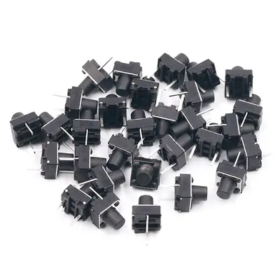 Công tắc phím xúc giác hai chân 6*6*4.3MM/5MM/7MM nằm ngang (20 miếng) cầu chi