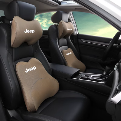 Jeep Wrangler Compass Liberty Light xe gối cổ gối hỗ trợ thắt lưng gối đệm trang trí gối tựa đầu ô tô