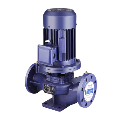 Máy bơm đường ống thẳng đứng của mọi người Máy bơm ly tâm 380V hộ gia đình công nghiệp Máy bơm tăng áp Thượng Hải sưởi ấm máy bơm tuần hoàn nước nóng dầu trợ lực côn giá bình dầu trợ lực lái