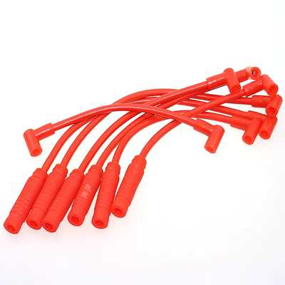Thích hợp cho dòng xe hơi Cherokee 4.0L xi-lanh chia đôi Kaizhi nhiên liệu kép tăng cường 35 lõi dây đánh lửa sửa đổi điện áp cao 7 dòng dây cao áp kia morning hiện tượng hỏng dây cao áp ô tô