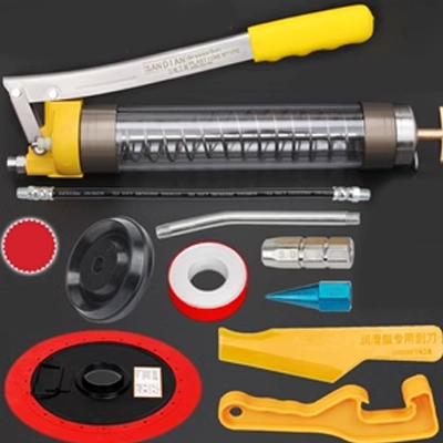 súng bơm mỡ bằng hơi Chính Hãng SANDIAN Sanden Dụng Cụ Điện Áp Cao Boutique Hướng Dẫn Sử Dụng Trong Suốt Thép Không Gỉ Mỡ Súng Máy Xúc Xe Nâng Đặc Biệt máy bơm mỡ bò bằng hơi súng bơm mỡ skf