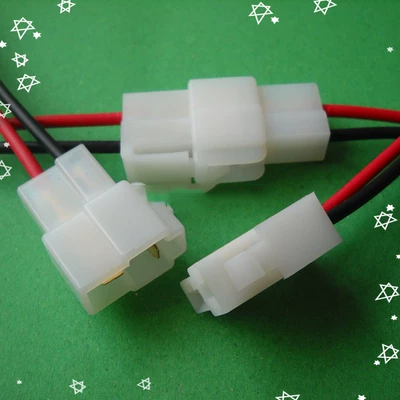 đầu cos nối thẳng Khuyến mại 2P kết nối xe dây điện cắm xe vỏ bọc thiết bị đầu cuối 6.3 đầu nối nam và nữ Bộ hoàn chỉnh với dây dau cos dien cút nối dây điện