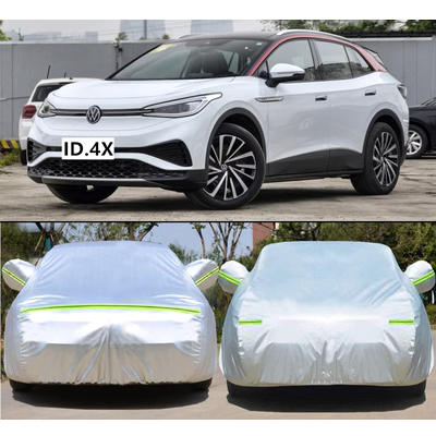 Áo khoác và vỏ xe ô tô Volkswagen ID.4X ID.4CROZZ chống nắng và mưa đặc biệt Tấm che nắng cách nhiệt dày, vỏ xe chống cháy bạt che xe ô tô áo trùm xe ô tô
