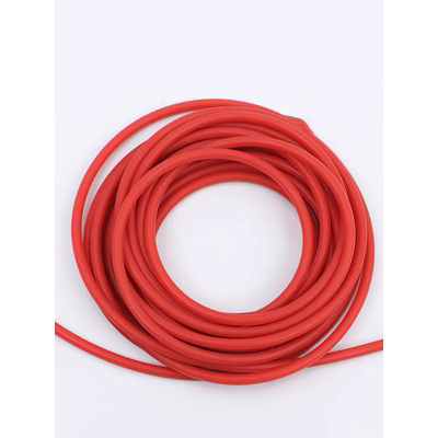 Dải silicone làm kín dải tròn rắn VMQ dải silicone tròn màu đỏ silicone dải niêm phong rắn silicone tròn phớt máy bơm phot nuoc