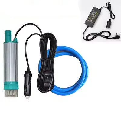 Bơm dầu diesel 12V micro nhỏ AC và DC bơm chìm điện 24V220V xe tải tiếp nhiên liệu tạo tác súng tiếp nhiên liệu các loại bơm xăng ô to cấu tạo bơm xăng ô to
