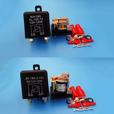 200A dòng điện cao rơle ô tô 12V24v công tắc nguồn khởi động rơle 4 chân 5 chân 500a thời gian dài role nhiet 3 pha rơ le nhiệt 3 pha