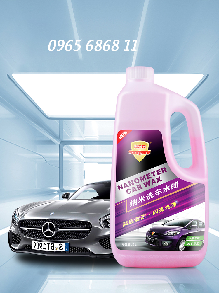 Nước rửa xe dạng lỏng tạo nhiều bọt làm sạch khử nhiễm mạnh dung dịch rửa xe đậm đặc không chạm nước lau kính ô tô