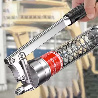 mỡ bơm máy xúc Đức Seiko súng bơ sâu bướm chuyên dụng áp suất cao bằng tay nhỏ bơ tạo tác máy xúc trong suốt oiler phụ kiện bơm mỡ máy bơm mỡ khí nén kocu gz 10