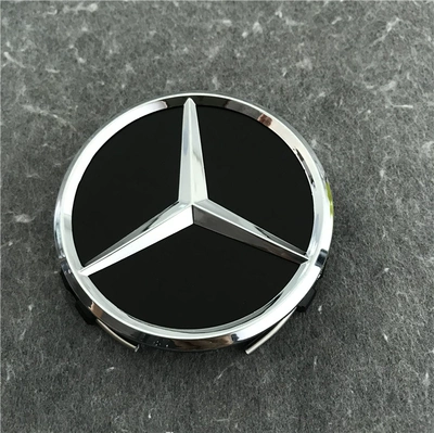tem dan xe oto Phù hợp với nhãn trung tâm nắp trung tâm Mercedes-Benz E200 / C200 / S400 / S350 / GLK / GL / ML / GLE / GLC lô gô xe hơi tem dan xe oto