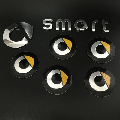 Mercedes-Benz tiêu chuẩn sửa đổi Nhãn xe hơi SMART Nhãn bìa nhãn chữ tiếng Anh nhãn phía trước SMART đuôi hộp nhãn logo đầu logo các hãng xe lô gô các hãng xe oto