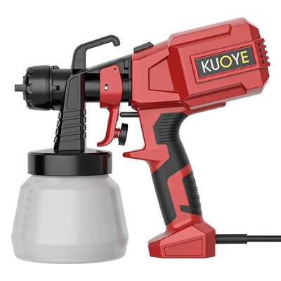 Súng phun sơn điện cầm tay trang trí vật liệu, Dụng cụ phun sơn 220V xịt mạnh sung son