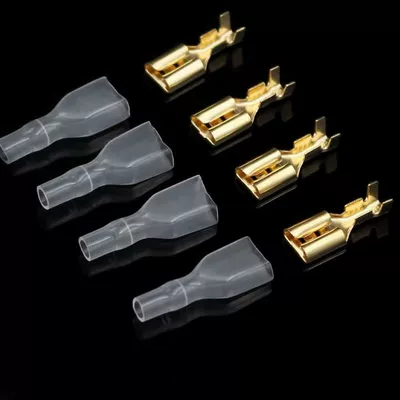 đầu nối dây điện Công tắc điện cắm còi xe ô tô lò xo đầu cuối 6.3mm bằng đồng thau trần nút đầu nối phích cắm đầu nối dây điện các loại đầu nối dây điện