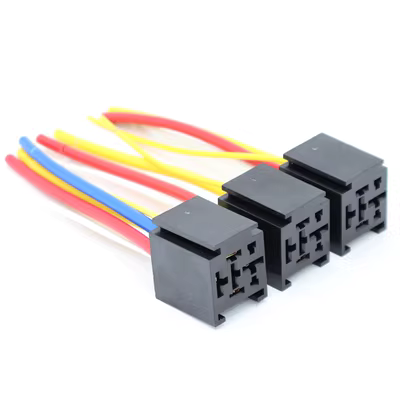 80A ô tô tiếp sức dòng điện cao ổ cắm 9.5 lò xo rộng cắm 6.3 chân rộng bằng đồng thiết bị đầu cuối 5 dây phích cắm chuyển đổi cấu tạo rơ le nhiệt rơ le nhiệt 3 pha