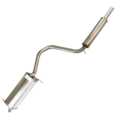 Thích hợp cho bộ giảm âm xe hơi bằng thép không gỉ tích hợp giữa và sau của Volkswagen Polo ống xả đoạn giữa kia morning ống xả ô tô