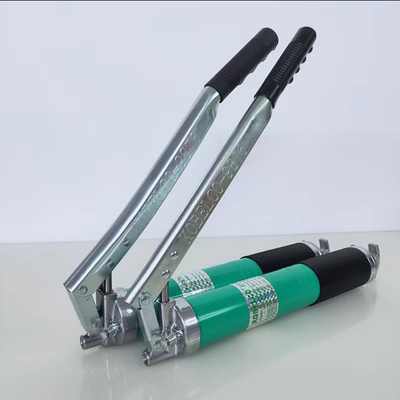 Nhật Bản KOBELCO Hướng dẫn sử dụng súng bắn mỡ đơn thanh đôi-que 600cc máy xúc áp lực cao thiết bị bôi trơn làm đầy súng dầu máy bơm mỡ súng bơm mỡ bò bằng tay