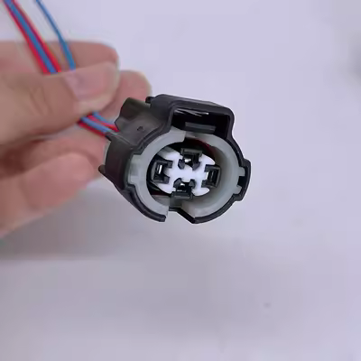 Ổ cắm công tắc áp suất điều hòa ô tô Ổ cắm 4 dây đầu van điều áp phích cắm dây đồng nguyên chất nói chung Van điều hòa GTL bánh đà kép kia morning xecmang khí