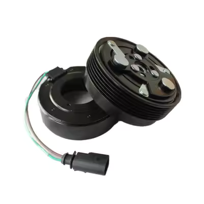 Thích hợp cho máy nén điều hòa không khí Volkswagen Langyi 1.6 1.4T máy lạnh đầu bơm ly hợp điện từ puli hút từ xy lanh khí nén trục khủy thanh truyền